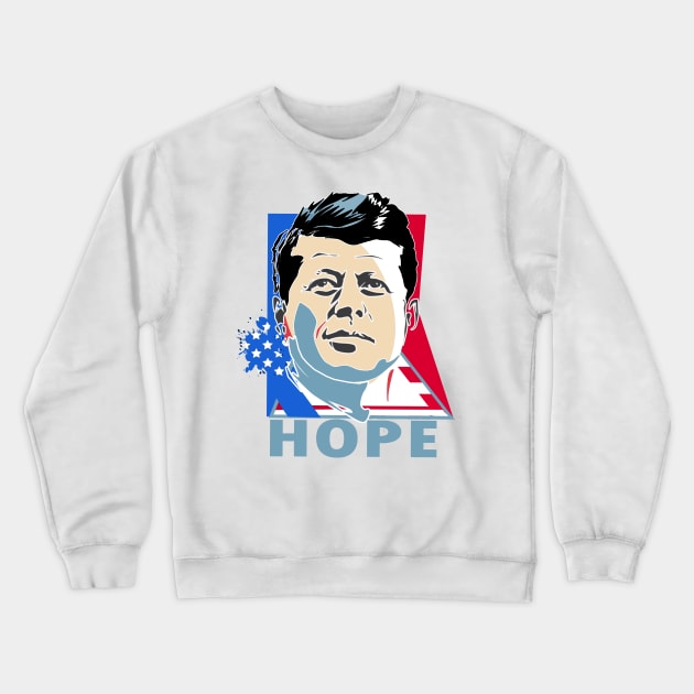 John kennedy Crewneck Sweatshirt by Creation Cartoon